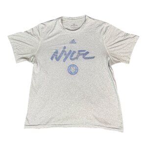 2021 Adidas Heather Gray New York City FC Training Shirt